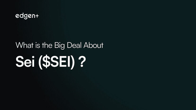 Sei ($SEI) 為什麼這麼火？